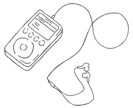 iPodのイラスト